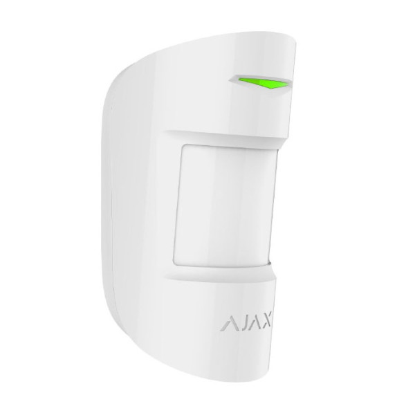 Ajax MotionProtect Plus (White) Ανιχνευτής κίνησης PIR και MW με λειτουργία αποφυγής κατοικιδίων ζώων